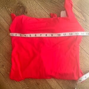 Tashehe one piece ruched fuchsia pink Women's One-Piece Swimsuit